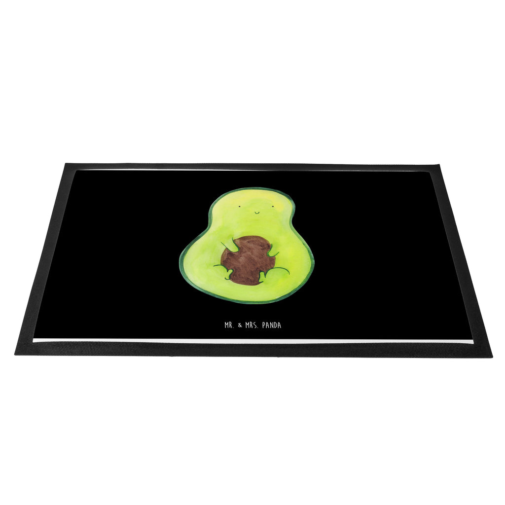 Fußmatte Avocado mit Kern Avocado, Avokado, Avocadokern, Kern, Pflanze, Spruch Leben  Türvorleger, Schmutzmatte, Fußabtreter, Matte, Schmutzfänger, Fußabstreifer, Schmutzfangmatte, Türmatte, Motivfußmatte,  Haustürmatte, Vorleger  Avocado, Veggie, Vegan, Gesund