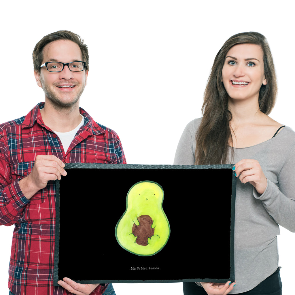 Fußmatte Avocado mit Kern Avocado, Avokado, Avocadokern, Kern, Pflanze, Spruch Leben  Türvorleger, Schmutzmatte, Fußabtreter, Matte, Schmutzfänger, Fußabstreifer, Schmutzfangmatte, Türmatte, Motivfußmatte,  Haustürmatte, Vorleger  Avocado, Veggie, Vegan, Gesund