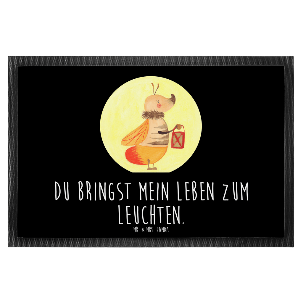Fußmatte Glühwürmchen Glühwürmchen, Glühwurm, Falter, Liebe, Leuchten, magisch, Liebesbeweis, Lieblingsmensch, Verlobung, Heiratsantrag, Jahrestag, Liebesspruch Türvorleger, Schmutzmatte, Fußabtreter, Matte, Schmutzfänger, Fußabstreifer, Schmutzfangmatte, Türmatte, Motivfußmatte,  Haustürmatte, Vorleger  süße Tiermotive, gute Laune, lustige Sprüche, Tiere