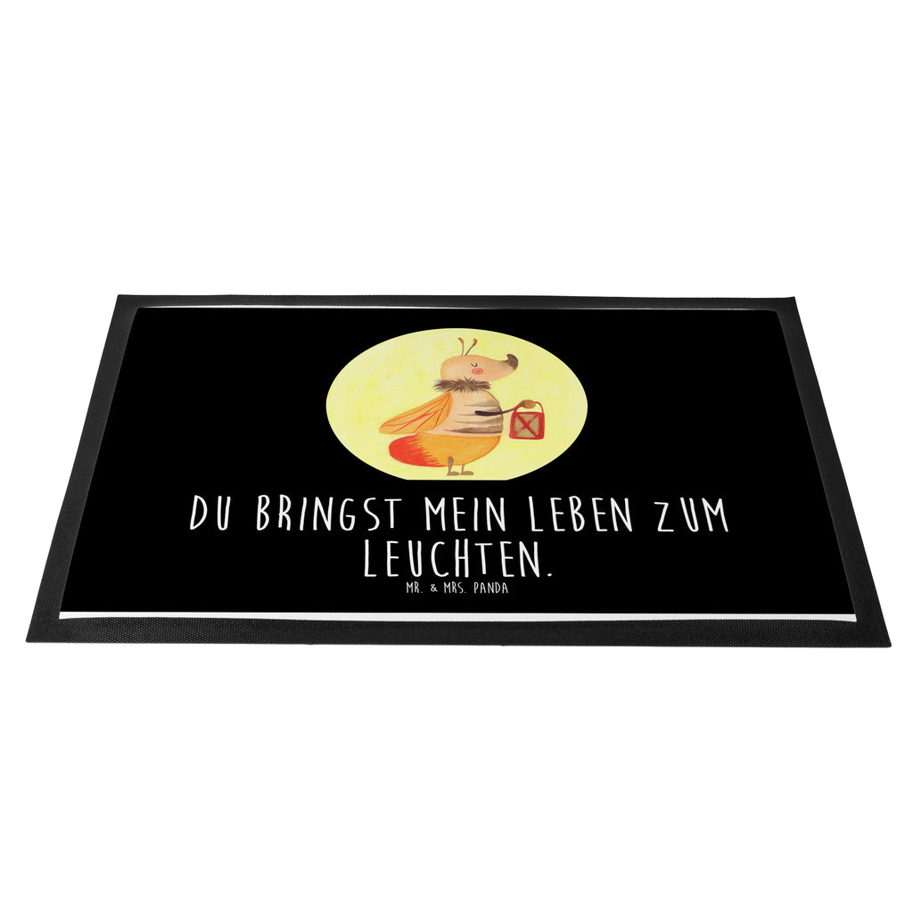 Fußmatte Glühwürmchen Glühwürmchen, Glühwurm, Falter, Liebe, Leuchten, magisch, Liebesbeweis, Lieblingsmensch, Verlobung, Heiratsantrag, Jahrestag, Liebesspruch Türvorleger, Schmutzmatte, Fußabtreter, Matte, Schmutzfänger, Fußabstreifer, Schmutzfangmatte, Türmatte, Motivfußmatte,  Haustürmatte, Vorleger  süße Tiermotive, gute Laune, lustige Sprüche, Tiere