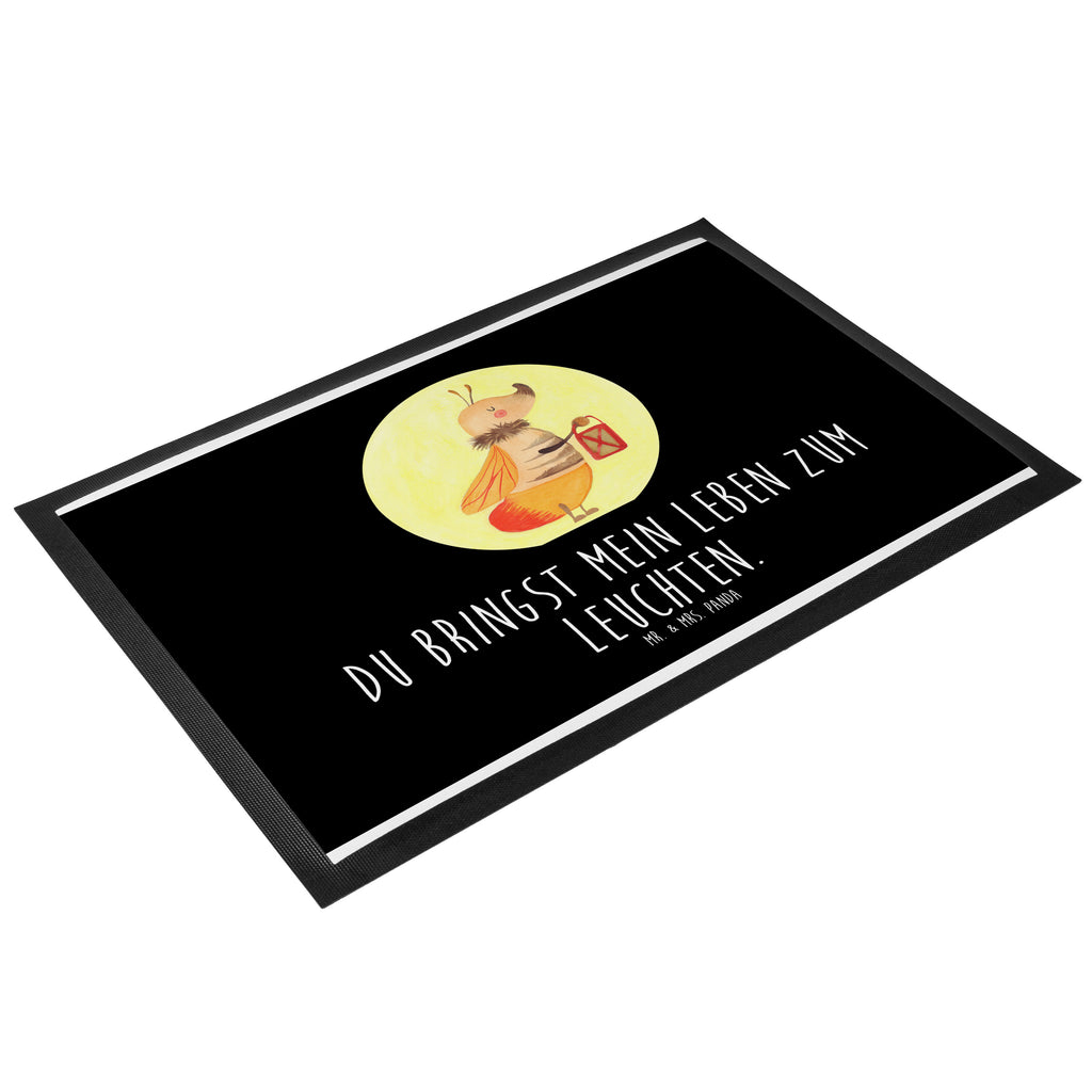 Fußmatte Glühwürmchen Glühwürmchen, Glühwurm, Falter, Liebe, Leuchten, magisch, Liebesbeweis, Lieblingsmensch, Verlobung, Heiratsantrag, Jahrestag, Liebesspruch Türvorleger, Schmutzmatte, Fußabtreter, Matte, Schmutzfänger, Fußabstreifer, Schmutzfangmatte, Türmatte, Motivfußmatte,  Haustürmatte, Vorleger  süße Tiermotive, gute Laune, lustige Sprüche, Tiere