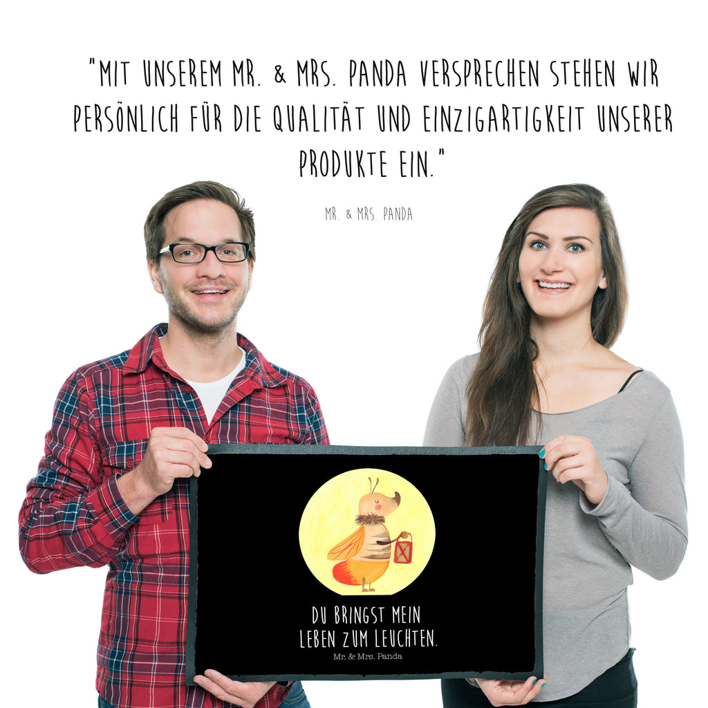 Fußmatte Glühwürmchen Glühwürmchen, Glühwurm, Falter, Liebe, Leuchten, magisch, Liebesbeweis, Lieblingsmensch, Verlobung, Heiratsantrag, Jahrestag, Liebesspruch Türvorleger, Schmutzmatte, Fußabtreter, Matte, Schmutzfänger, Fußabstreifer, Schmutzfangmatte, Türmatte, Motivfußmatte,  Haustürmatte, Vorleger  süße Tiermotive, gute Laune, lustige Sprüche, Tiere