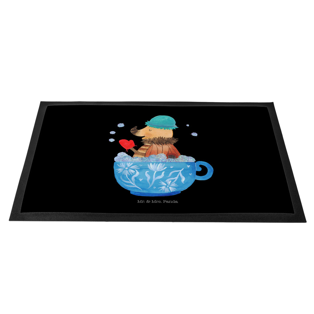 Fußmatte Nachtfalter Schaumbad Nachtfalter, Schaumbad, Badezimmer, Bad, WC, Badezimmerdeko, Baden, Tasse, Träumen, verträumt, Ziele, Zeitmanagement Türvorleger, Schmutzmatte, Fußabtreter, Matte, Schmutzfänger, Fußabstreifer, Schmutzfangmatte, Türmatte, Motivfußmatte,  Haustürmatte, Vorleger  süße Tiermotive, gute Laune, lustige Sprüche, Tiere