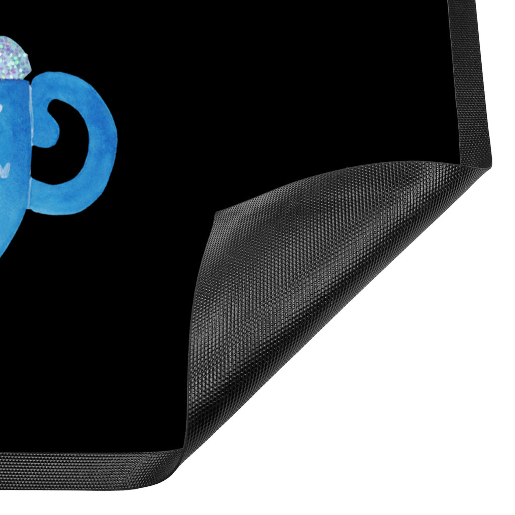 Fußmatte Nachtfalter Schaumbad Nachtfalter, Schaumbad, Badezimmer, Bad, WC, Badezimmerdeko, Baden, Tasse, Träumen, verträumt, Ziele, Zeitmanagement Türvorleger, Schmutzmatte, Fußabtreter, Matte, Schmutzfänger, Fußabstreifer, Schmutzfangmatte, Türmatte, Motivfußmatte,  Haustürmatte, Vorleger  süße Tiermotive, gute Laune, lustige Sprüche, Tiere