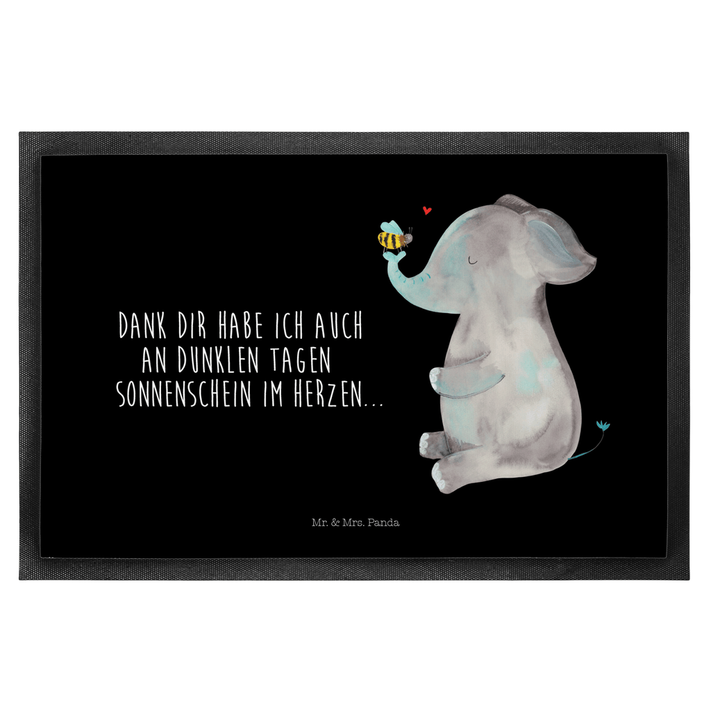 Fußmatte Elefant & Biene Elefant, Biene, Liebe, Liebesbeweis, Jahrestag, Liebesgeschenk, Heiratsantrag, Hochzeitsgeschenk, Liebesspruch Türvorleger, Schmutzmatte, Fußabtreter, Matte, Schmutzfänger, Fußabstreifer, Schmutzfangmatte, Türmatte, Motivfußmatte,  Haustürmatte, Vorleger  süße Tiermotive, gute Laune, lustige Sprüche, Tiere