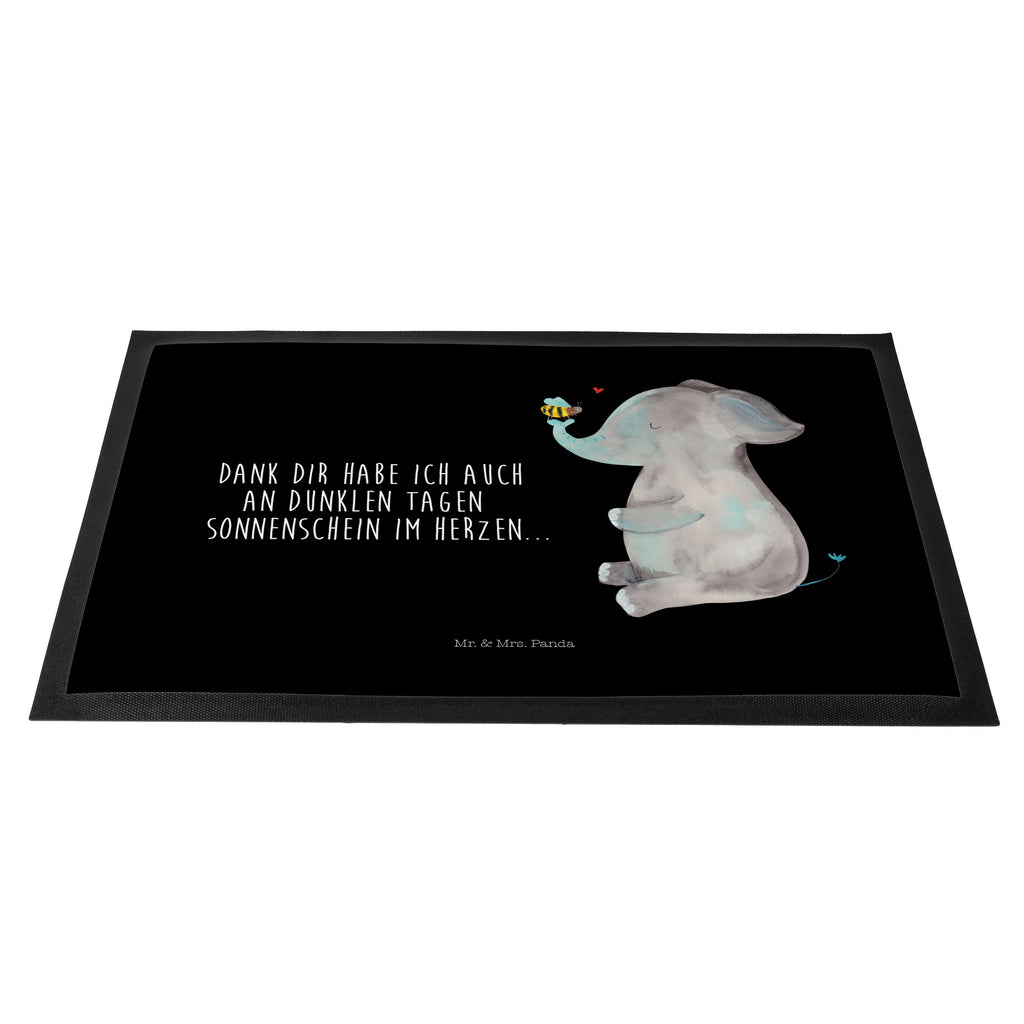 Fußmatte Elefant & Biene Elefant, Biene, Liebe, Liebesbeweis, Jahrestag, Liebesgeschenk, Heiratsantrag, Hochzeitsgeschenk, Liebesspruch Türvorleger, Schmutzmatte, Fußabtreter, Matte, Schmutzfänger, Fußabstreifer, Schmutzfangmatte, Türmatte, Motivfußmatte,  Haustürmatte, Vorleger  süße Tiermotive, gute Laune, lustige Sprüche, Tiere