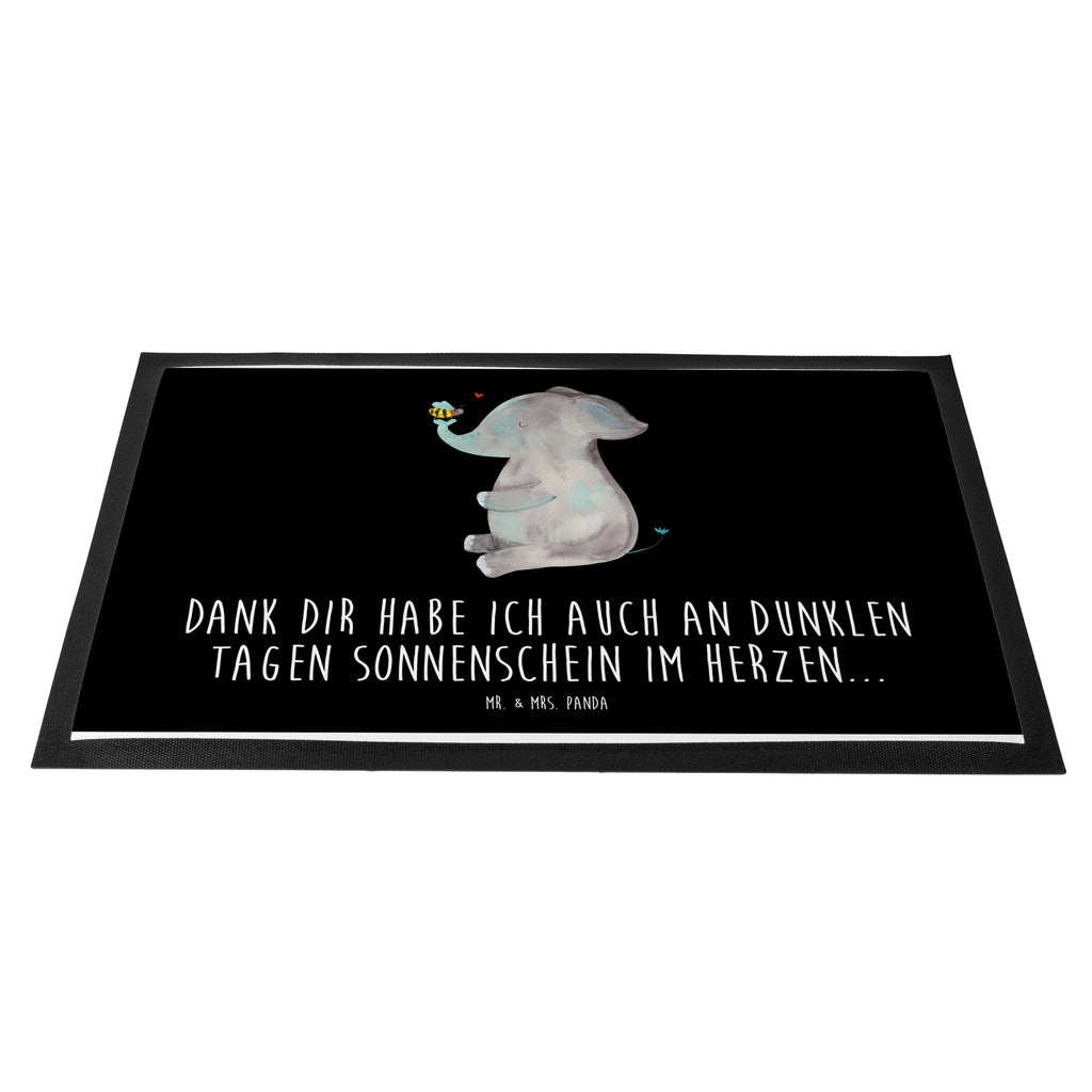Fußmatte Elefant & Biene Elefant, Biene, Liebe, Liebesbeweis, Jahrestag, Liebesgeschenk, Heiratsantrag, Hochzeitsgeschenk, Liebesspruch Türvorleger, Schmutzmatte, Fußabtreter, Matte, Schmutzfänger, Fußabstreifer, Schmutzfangmatte, Türmatte, Motivfußmatte,  Haustürmatte, Vorleger  süße Tiermotive, gute Laune, lustige Sprüche, Tiere
