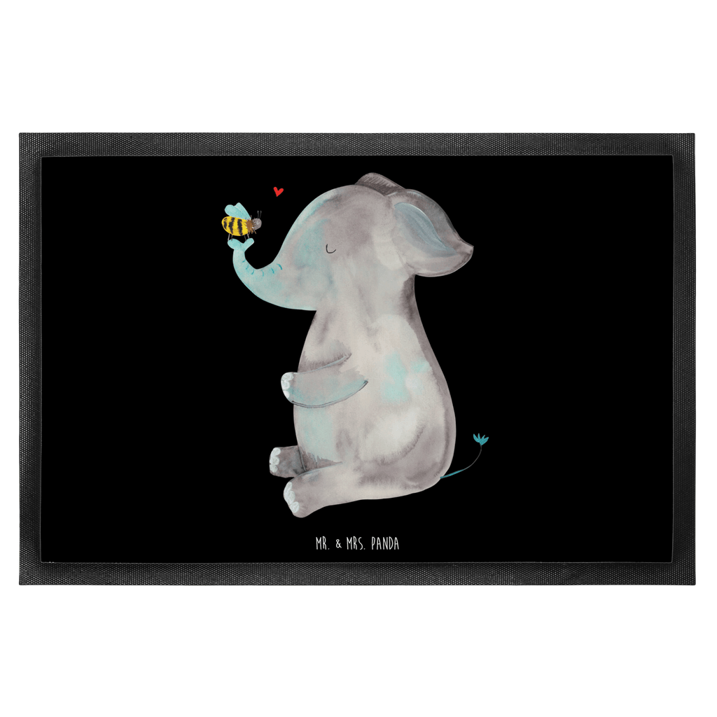 Fußmatte Elefant & Biene Elefant, Biene, Liebe, Liebesbeweis, Jahrestag, Liebesgeschenk, Heiratsantrag, Hochzeitsgeschenk, Liebesspruch Türvorleger, Schmutzmatte, Fußabtreter, Matte, Schmutzfänger, Fußabstreifer, Schmutzfangmatte, Türmatte, Motivfußmatte,  Haustürmatte, Vorleger  süße Tiermotive, gute Laune, lustige Sprüche, Tiere