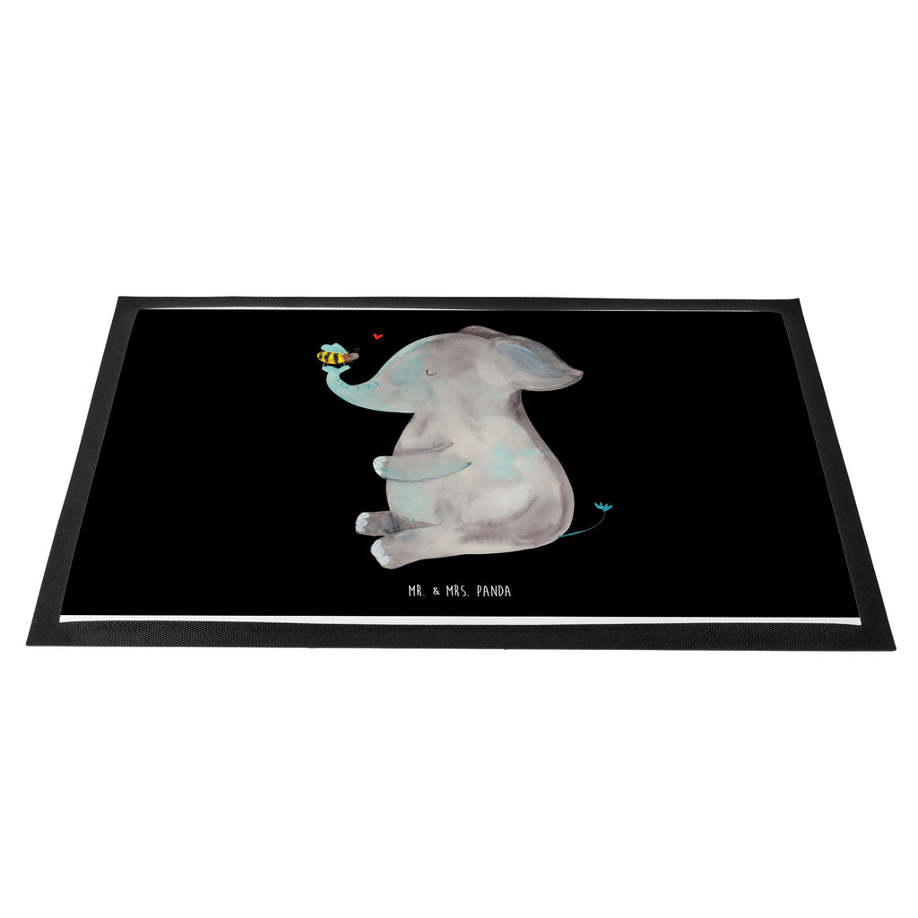 Fußmatte Elefant & Biene Elefant, Biene, Liebe, Liebesbeweis, Jahrestag, Liebesgeschenk, Heiratsantrag, Hochzeitsgeschenk, Liebesspruch Türvorleger, Schmutzmatte, Fußabtreter, Matte, Schmutzfänger, Fußabstreifer, Schmutzfangmatte, Türmatte, Motivfußmatte,  Haustürmatte, Vorleger  süße Tiermotive, gute Laune, lustige Sprüche, Tiere