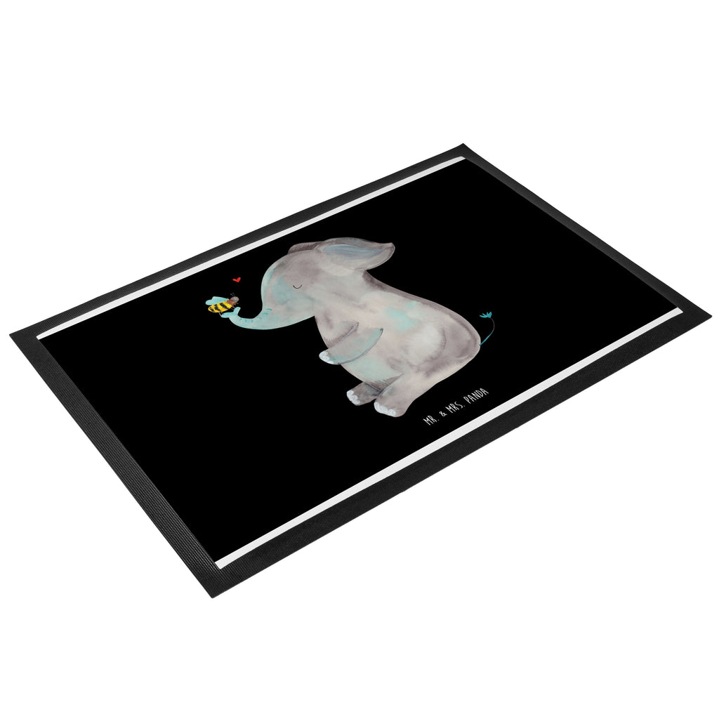 Fußmatte Elefant & Biene Elefant, Biene, Liebe, Liebesbeweis, Jahrestag, Liebesgeschenk, Heiratsantrag, Hochzeitsgeschenk, Liebesspruch Türvorleger, Schmutzmatte, Fußabtreter, Matte, Schmutzfänger, Fußabstreifer, Schmutzfangmatte, Türmatte, Motivfußmatte,  Haustürmatte, Vorleger  süße Tiermotive, gute Laune, lustige Sprüche, Tiere