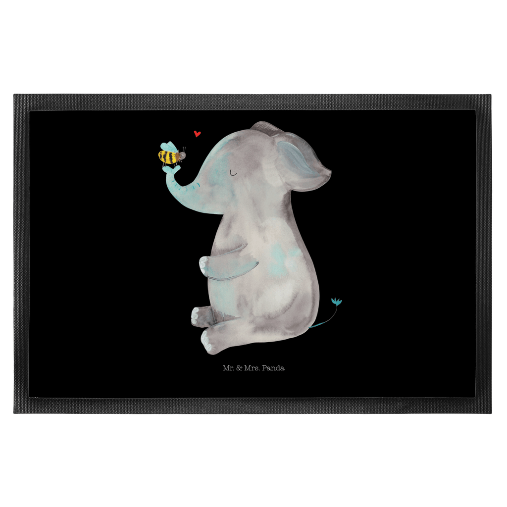 Fußmatte Elefant & Biene Elefant, Biene, Liebe, Liebesbeweis, Jahrestag, Liebesgeschenk, Heiratsantrag, Hochzeitsgeschenk, Liebesspruch Türvorleger, Schmutzmatte, Fußabtreter, Matte, Schmutzfänger, Fußabstreifer, Schmutzfangmatte, Türmatte, Motivfußmatte,  Haustürmatte, Vorleger  süße Tiermotive, gute Laune, lustige Sprüche, Tiere