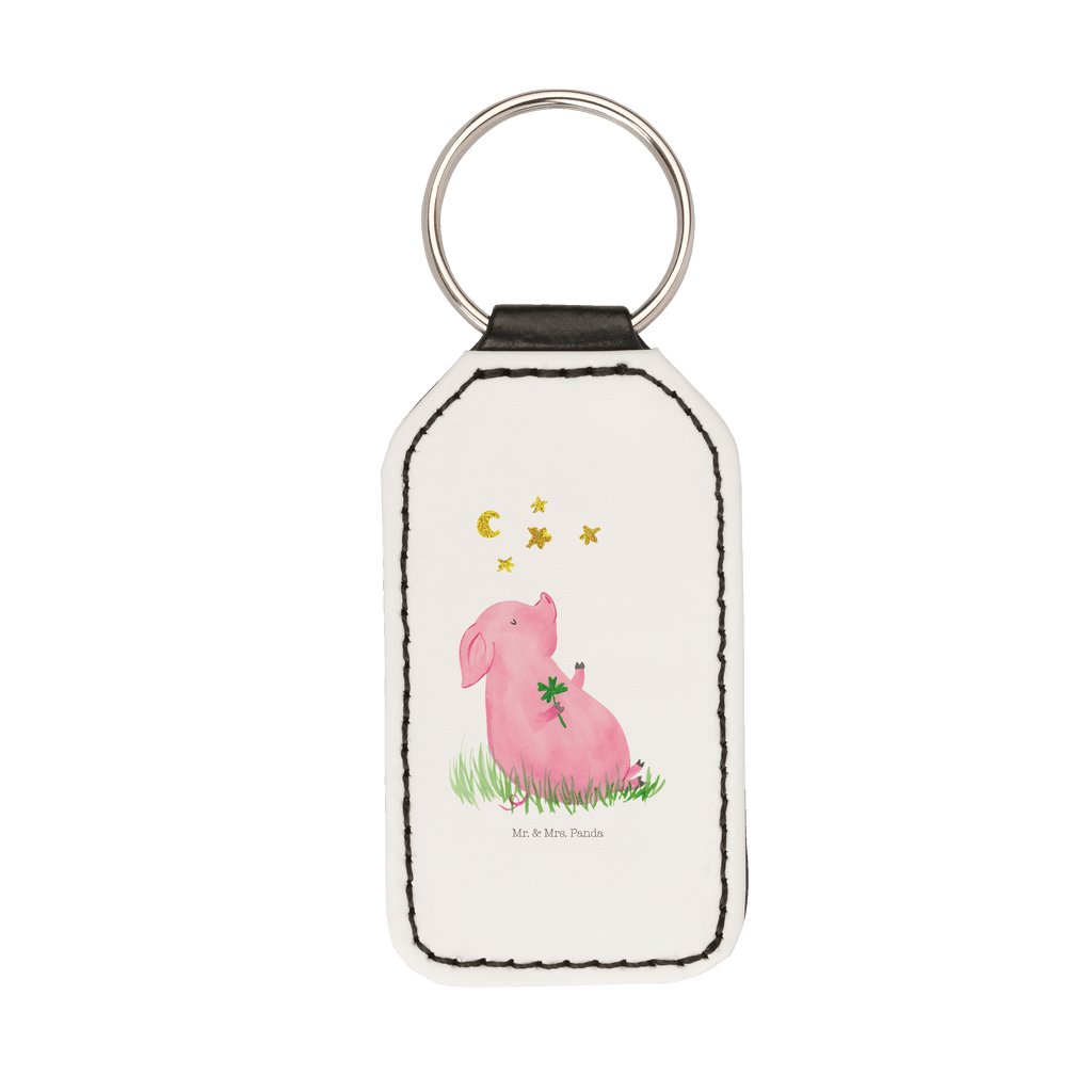 Rechteckig Schlüsselanhänger Glücksschwein Schlüsselanhänger, Anhänger, Taschenanhänger, Glücksbringer, Schutzengel, Tiermotive, Gute Laune, lustige Sprüche, Tiere, Glücksschwein. Glück, Schwein, Schweinchen, Sterne, Sernchen, Ziele, Träume, Motivation