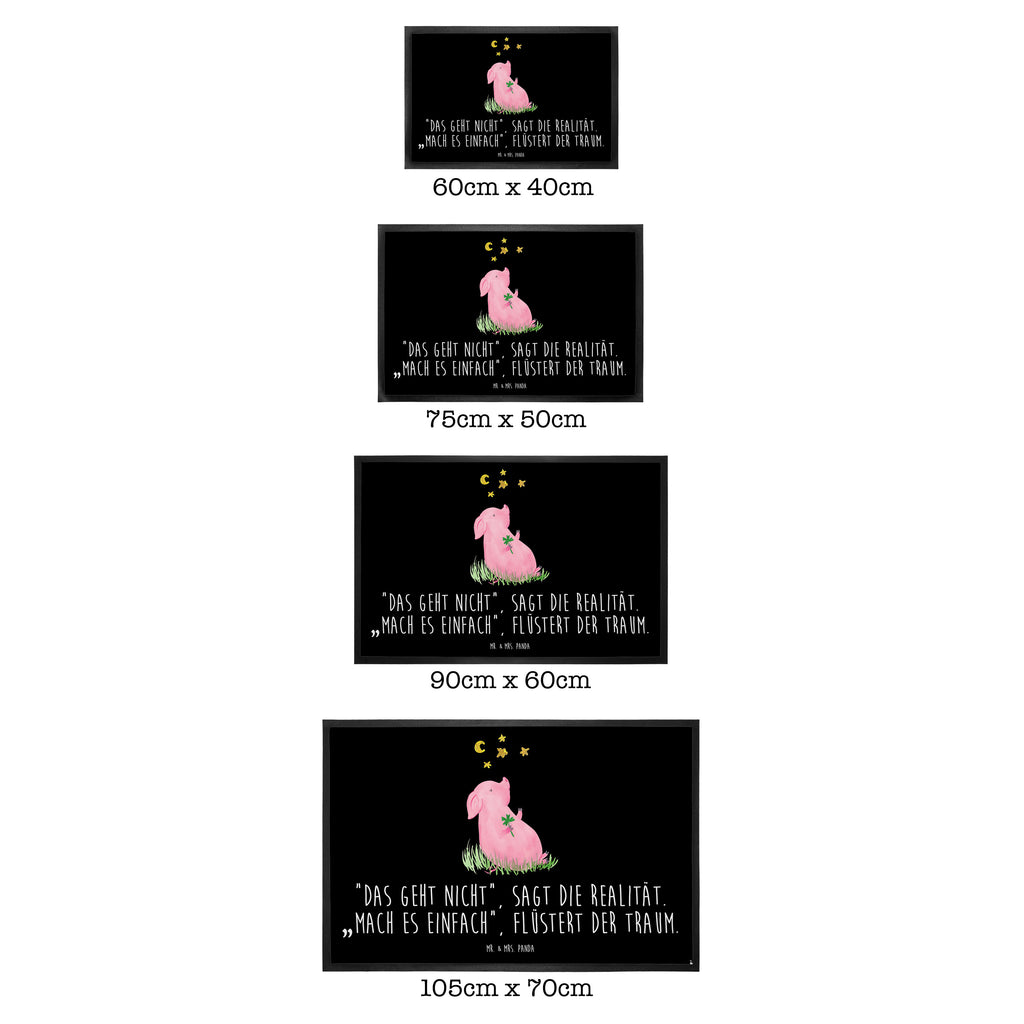 Fußmatte Glücksschwein Türvorleger, Schmutzmatte, Fußabtreter, Matte, Schmutzfänger, Fußabstreifer, Schmutzfangmatte, Türmatte, Motivfußmatte, Haustürmatte, Vorleger, Tiermotive, Gute Laune, lustige Sprüche, Tiere, Glücksschwein. Glück, Schwein, Schweinchen, Sterne, Sernchen, Ziele, Träume, Motivation, Glücksbringer