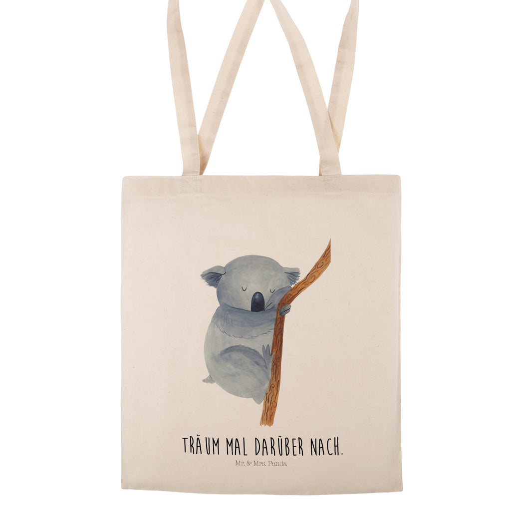 Tragetasche Koalabär Beuteltasche, Beutel, Einkaufstasche, Jutebeutel, Stoffbeutel, Tiermotive, Gute Laune, lustige Sprüche, Tiere, Koala, träumen, Traum, schlafen, Schlafzimmer, Traumland, Bär, Koalabär