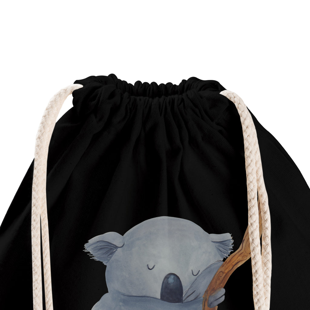 Sportbeutel Koalabär Turnbeutel, Beutel, Sporttasche, Tasche, Stoffbeutel, Tiermotive, Gute Laune, lustige Sprüche, Tiere, Koala, träumen, Traum, schlafen, Schlafzimmer, Traumland, Bär, Koalabär