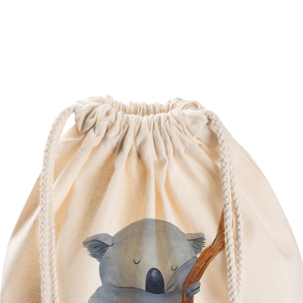 Sportbeutel Koalabär Turnbeutel, Beutel, Sporttasche, Tasche, Stoffbeutel, Tiermotive, Gute Laune, lustige Sprüche, Tiere, Koala, träumen, Traum, schlafen, Schlafzimmer, Traumland, Bär, Koalabär