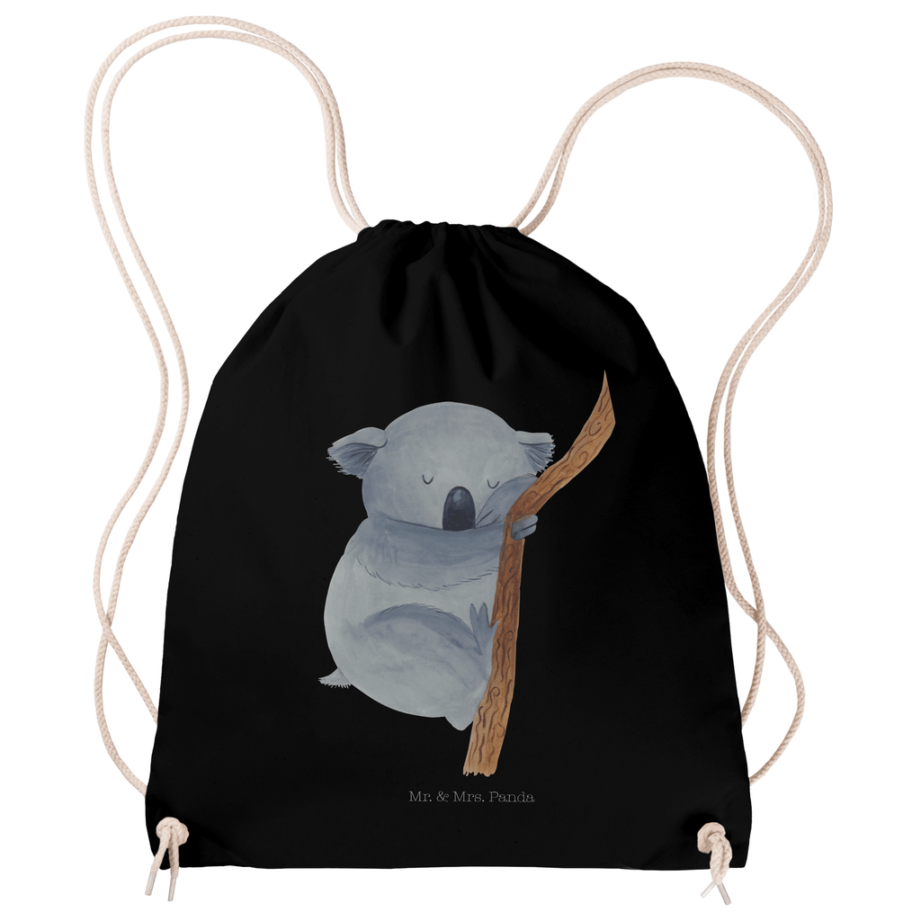 Sportbeutel Koalabär Turnbeutel, Beutel, Sporttasche, Tasche, Stoffbeutel, Tiermotive, Gute Laune, lustige Sprüche, Tiere, Koala, träumen, Traum, schlafen, Schlafzimmer, Traumland, Bär, Koalabär