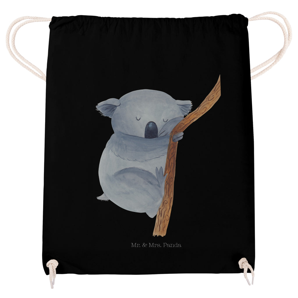 Sportbeutel Koalabär Turnbeutel, Beutel, Sporttasche, Tasche, Stoffbeutel, Tiermotive, Gute Laune, lustige Sprüche, Tiere, Koala, träumen, Traum, schlafen, Schlafzimmer, Traumland, Bär, Koalabär