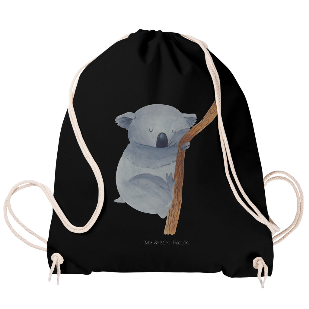 Sportbeutel Koalabär Turnbeutel, Beutel, Sporttasche, Tasche, Stoffbeutel, Tiermotive, Gute Laune, lustige Sprüche, Tiere, Koala, träumen, Traum, schlafen, Schlafzimmer, Traumland, Bär, Koalabär