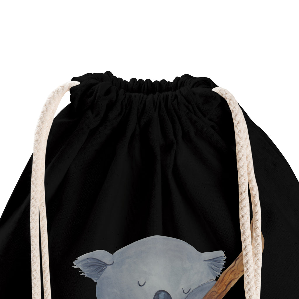 Sportbeutel Koalabär Turnbeutel, Beutel, Sporttasche, Tasche, Stoffbeutel, Tiermotive, Gute Laune, lustige Sprüche, Tiere, Koala, träumen, Traum, schlafen, Schlafzimmer, Traumland, Bär, Koalabär