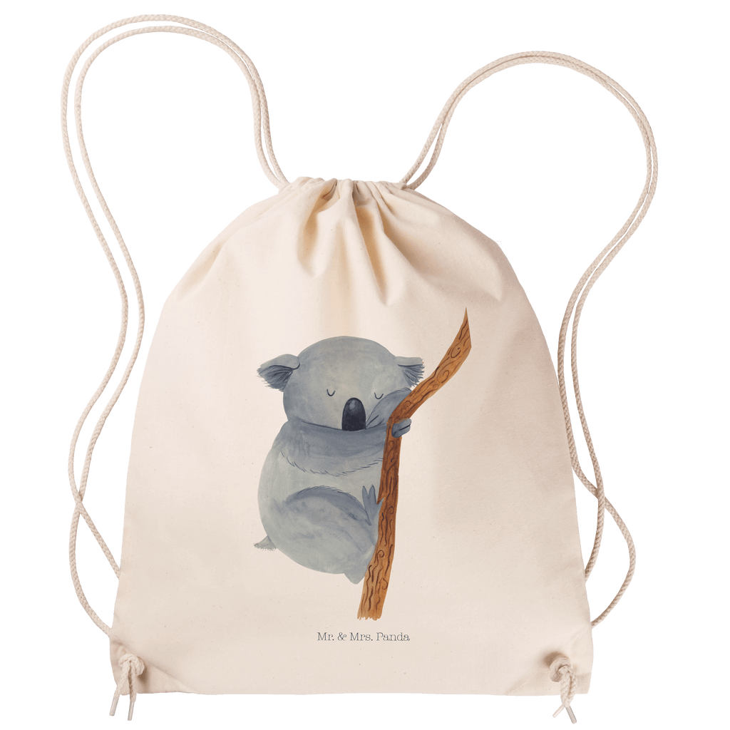 Sportbeutel Koalabär Turnbeutel, Beutel, Sporttasche, Tasche, Stoffbeutel, Tiermotive, Gute Laune, lustige Sprüche, Tiere, Koala, träumen, Traum, schlafen, Schlafzimmer, Traumland, Bär, Koalabär