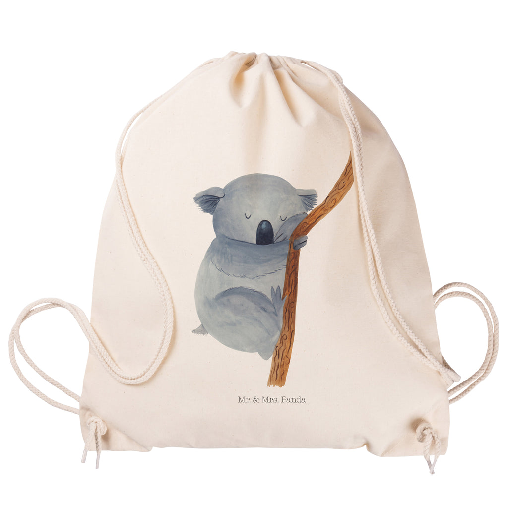 Sportbeutel Koalabär Turnbeutel, Beutel, Sporttasche, Tasche, Stoffbeutel, Tiermotive, Gute Laune, lustige Sprüche, Tiere, Koala, träumen, Traum, schlafen, Schlafzimmer, Traumland, Bär, Koalabär