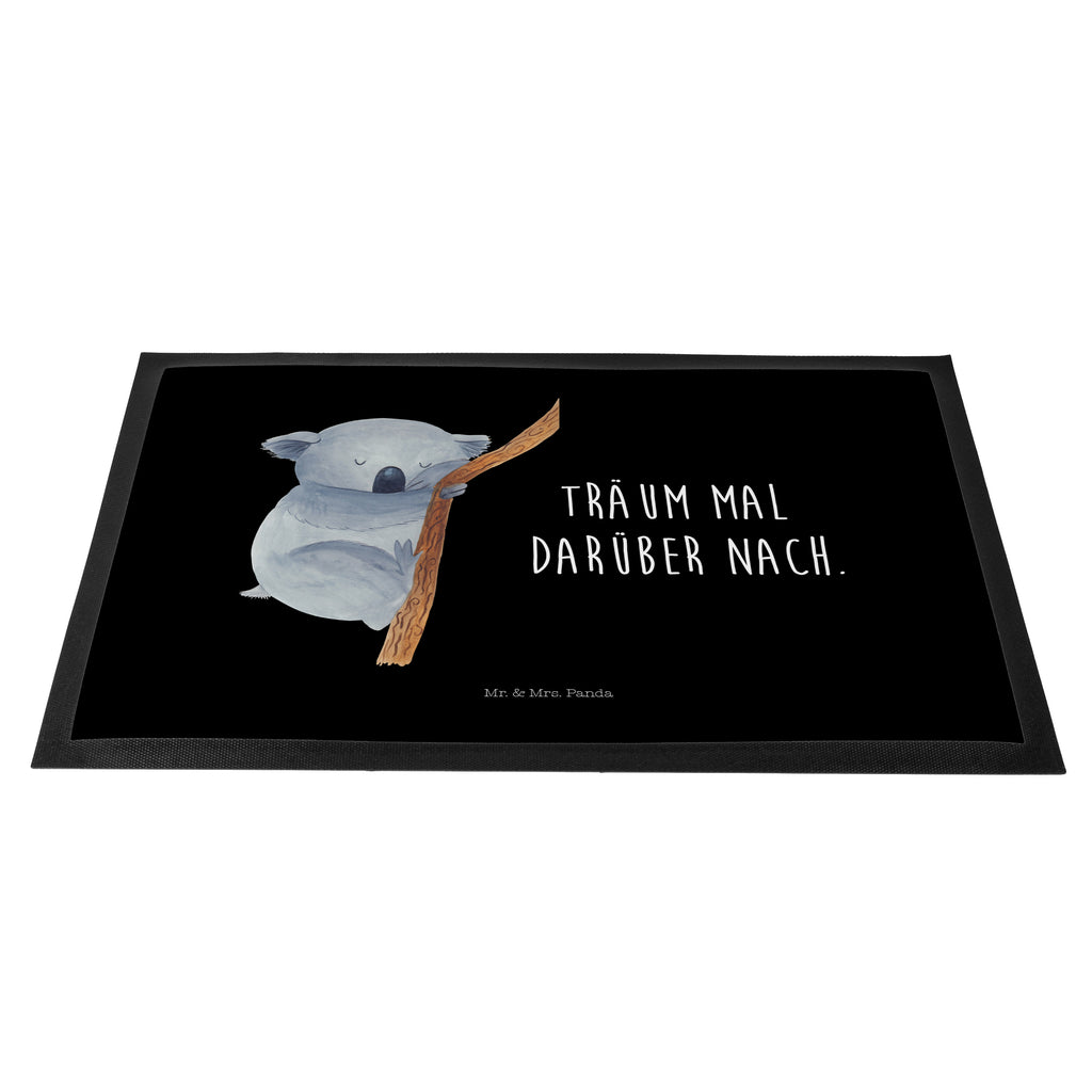 Fußmatte Koalabär Koala, träumen, Traum, schlafen, Schlafzimmer, Traumland, Bär, Koalabär Türvorleger, Schmutzmatte, Fußabtreter, Matte, Schmutzfänger, Fußabstreifer, Schmutzfangmatte, Türmatte, Motivfußmatte,  Haustürmatte, Vorleger  süße Tiermotive, gute Laune, lustige Sprüche, Tiere