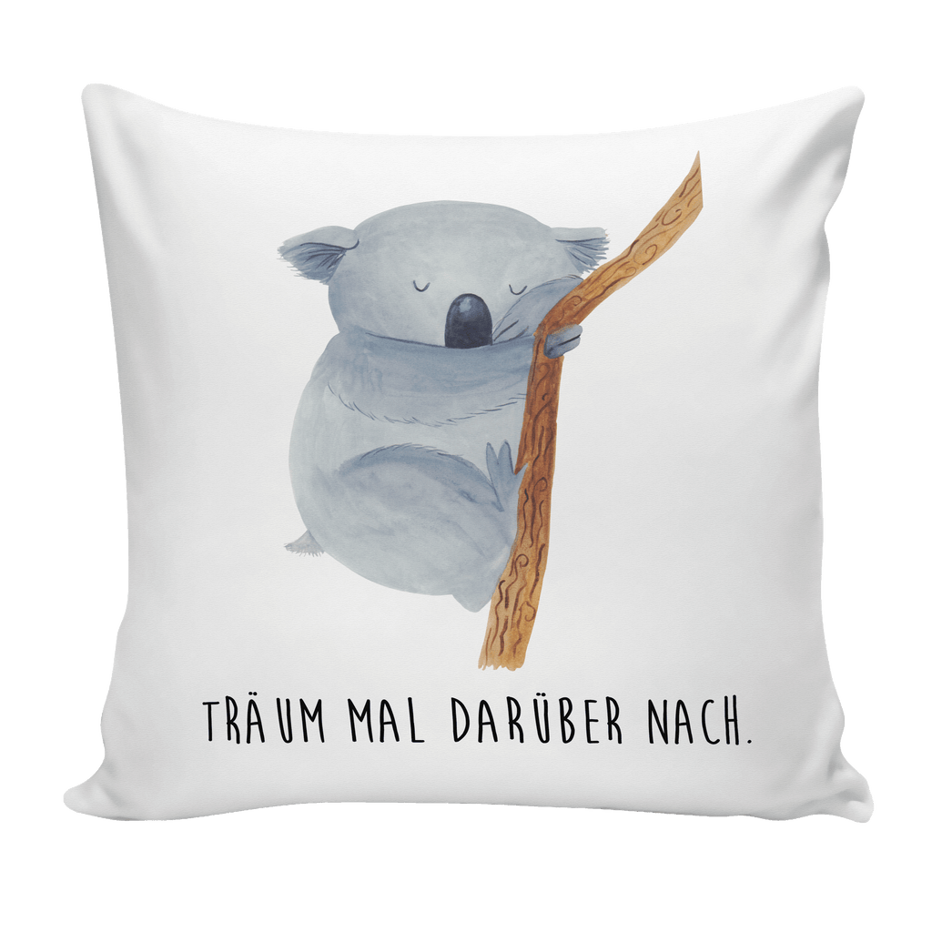 40x40 Kissen Koalabär Kissenhülle, Kopfkissen, Sofakissen, Dekokissen, Motivkissen, Tiermotive, Gute Laune, lustige Sprüche, Tiere, Koala, träumen, Traum, schlafen, Schlafzimmer, Traumland, Bär, Koalabär