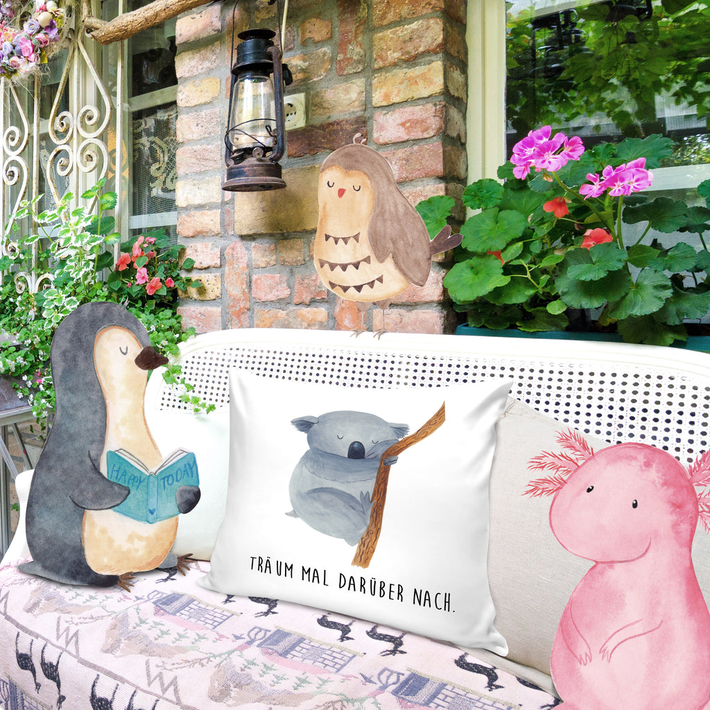 40x40 Kissen Koalabär Kissenhülle, Kopfkissen, Sofakissen, Dekokissen, Motivkissen, Tiermotive, Gute Laune, lustige Sprüche, Tiere, Koala, träumen, Traum, schlafen, Schlafzimmer, Traumland, Bär, Koalabär