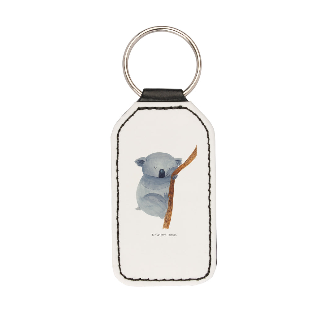 Rechteckig Schlüsselanhänger Koalabär Schlüsselanhänger, Anhänger, Taschenanhänger, Glücksbringer, Schutzengel, Tiermotive, Gute Laune, lustige Sprüche, Tiere, Koala, träumen, Traum, schlafen, Schlafzimmer, Traumland, Bär, Koalabär
