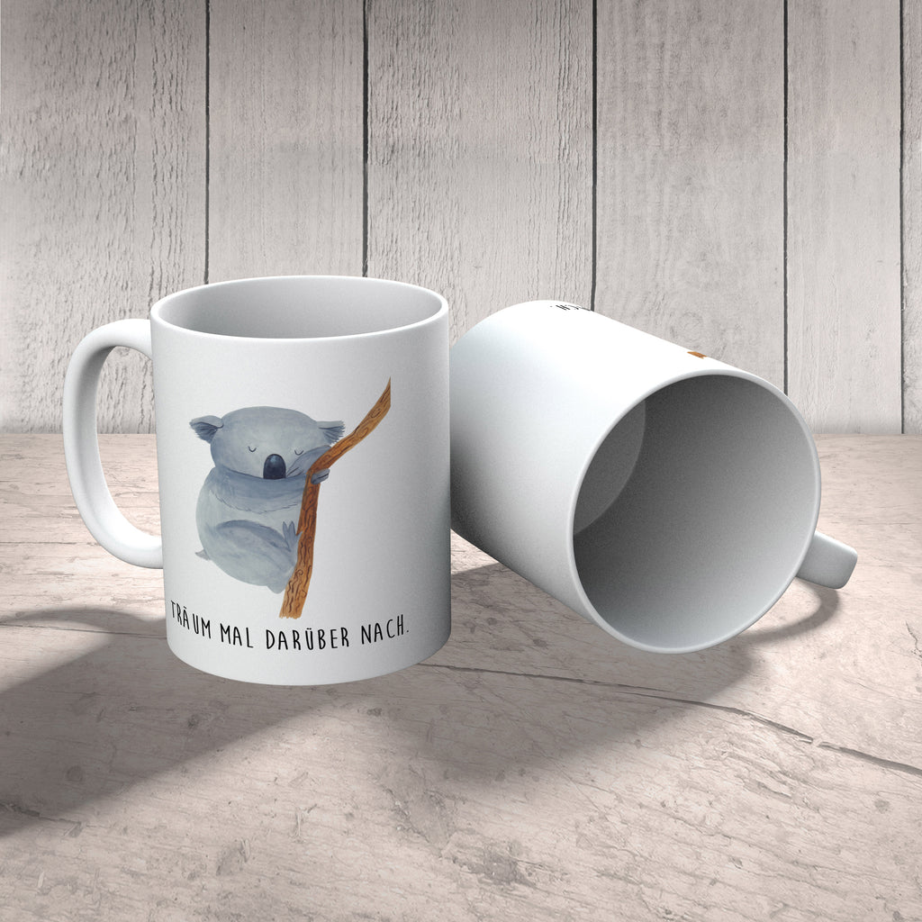 Kindertasse Koalabär Kunststoff Tasse, Kindergarten, Tasse, Trinkbecher, Camping Becher, Kaffeetasse, Kunststoffbecher, Kindergartenbecher, Outdoorgeschirr, Kunststoffgeschirr, Reisebecher, Reisetasse, Kinderbecher, Tiermotive, Gute Laune, lustige Sprüche, Tiere, Koala, träumen, Traum, schlafen, Schlafzimmer, Traumland, Bär, Koalabär