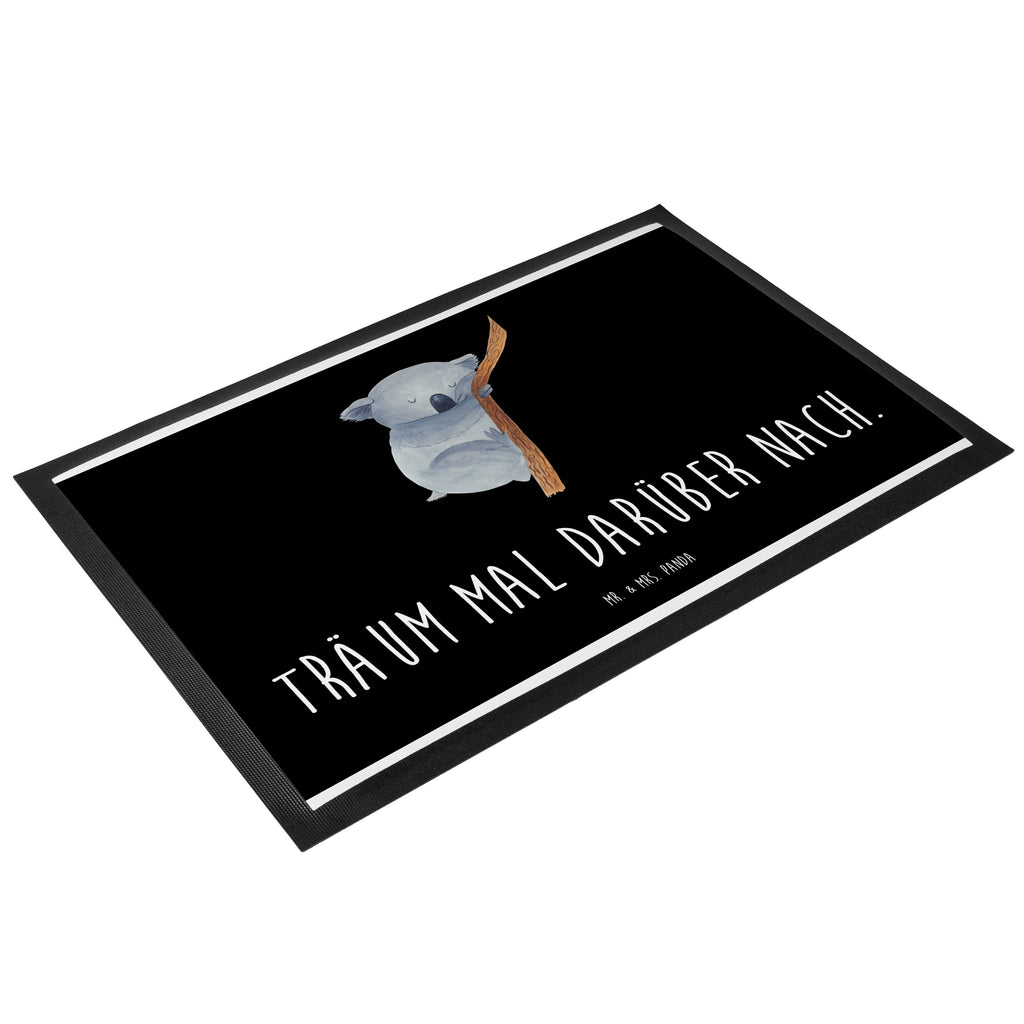 Fußmatte Koalabär Koala, träumen, Traum, schlafen, Schlafzimmer, Traumland, Bär, Koalabär Türvorleger, Schmutzmatte, Fußabtreter, Matte, Schmutzfänger, Fußabstreifer, Schmutzfangmatte, Türmatte, Motivfußmatte,  Haustürmatte, Vorleger  süße Tiermotive, gute Laune, lustige Sprüche, Tiere