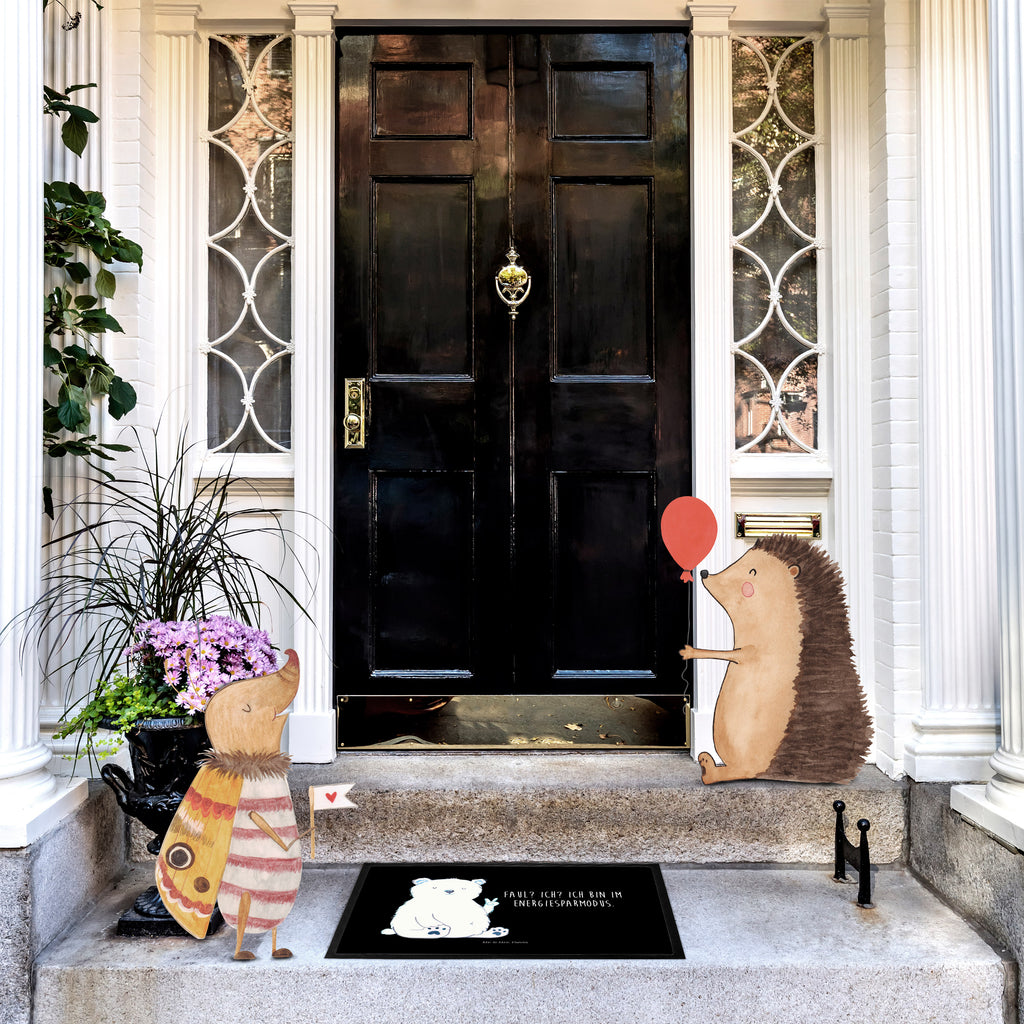 Fußmatte Eisbär Faul Eisbär, Bär, Nordpol, Faul, Entspannen, Relaxen, Büro, Arbeit, Bürojob, Arbeitsplatz, Homeoffice, Türvorleger, Schmutzmatte, Fußabtreter, Matte, Schmutzfänger, Fußabstreifer, Schmutzfangmatte, Türmatte, Motivfußmatte,  Haustürmatte, Vorleger  Bär, Teddy, Teddybär