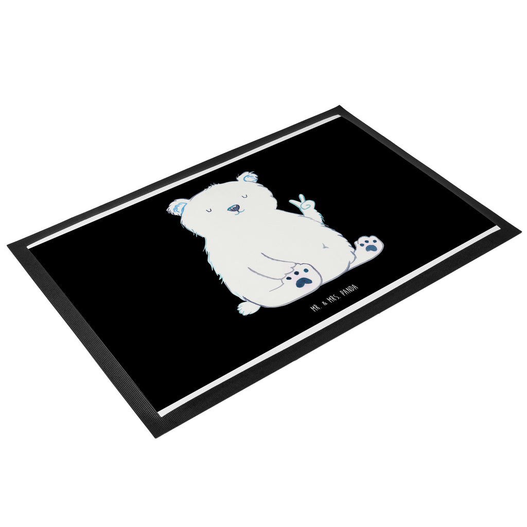 Fußmatte Eisbär Faul Eisbär, Bär, Nordpol, Faul, Entspannen, Relaxen, Büro, Arbeit, Bürojob, Arbeitsplatz, Homeoffice, Türvorleger, Schmutzmatte, Fußabtreter, Matte, Schmutzfänger, Fußabstreifer, Schmutzfangmatte, Türmatte, Motivfußmatte,  Haustürmatte, Vorleger  Bär, Teddy, Teddybär