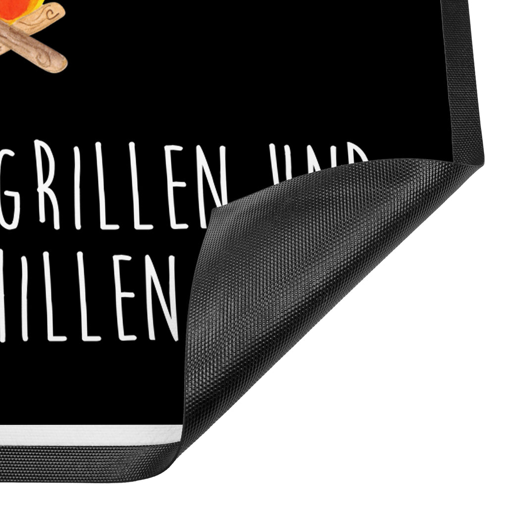 Fußmatte Igel grillt Türvorleger, Schmutzmatte, Fußabtreter, Matte, Schmutzfänger, Fußabstreifer, Schmutzfangmatte, Türmatte, Motivfußmatte, Haustürmatte, Vorleger, Tiermotive, Gute Laune, lustige Sprüche, Tiere, Igel, Grillen, Ziele, Motivation, arbeitslos, Sinn des Lebens, Spruch