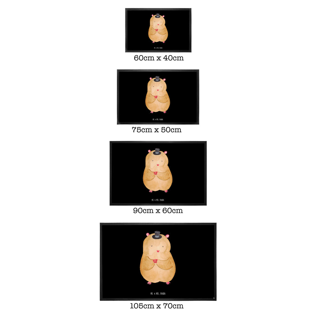 Fußmatte Hamster mit Hut Hamster, Hut, Magier, Zylinder, Zwerghamster, Zauberer, Houdini	 Türvorleger, Schmutzmatte, Fußabtreter, Matte, Schmutzfänger, Fußabstreifer, Schmutzfangmatte, Türmatte, Motivfußmatte,  Haustürmatte, Vorleger  süße Tiermotive, gute Laune, lustige Sprüche, Tiere