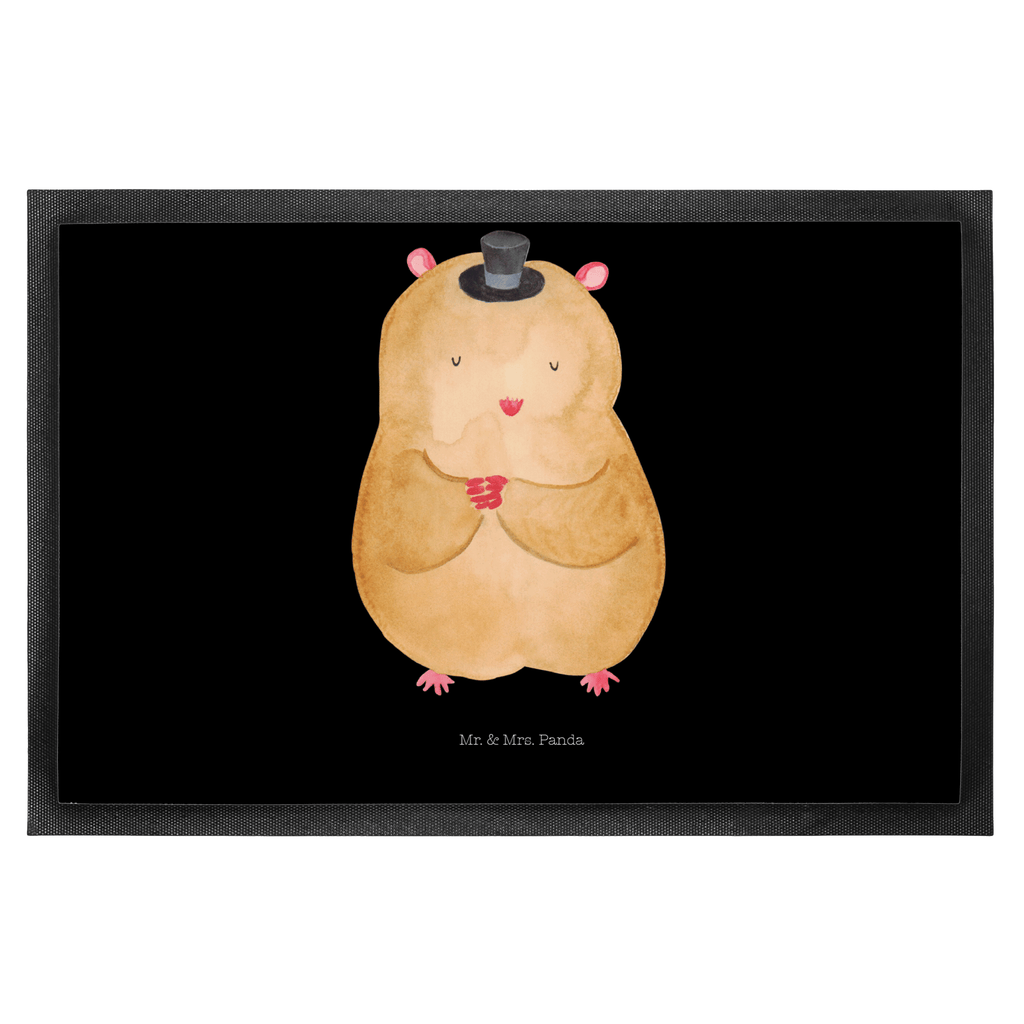 Fußmatte Hamster mit Hut Hamster, Hut, Magier, Zylinder, Zwerghamster, Zauberer, Houdini	 Türvorleger, Schmutzmatte, Fußabtreter, Matte, Schmutzfänger, Fußabstreifer, Schmutzfangmatte, Türmatte, Motivfußmatte,  Haustürmatte, Vorleger  süße Tiermotive, gute Laune, lustige Sprüche, Tiere