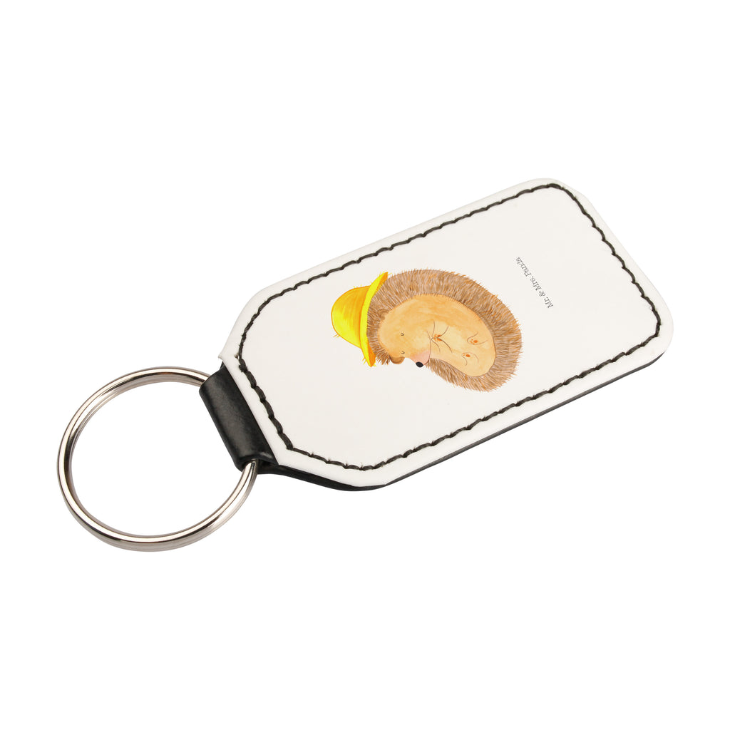 Rechteckig Schlüsselanhänger Igel betet Schlüsselanhänger, Anhänger, Taschenanhänger, Glücksbringer, Schutzengel, Tiermotive, Gute Laune, lustige Sprüche, Tiere, Igel, Igel mit Hut, Sonnenhut, Gott, Amen, beten, Leben, Dankbarkeit, Dankbar sein, dankbar, genießen