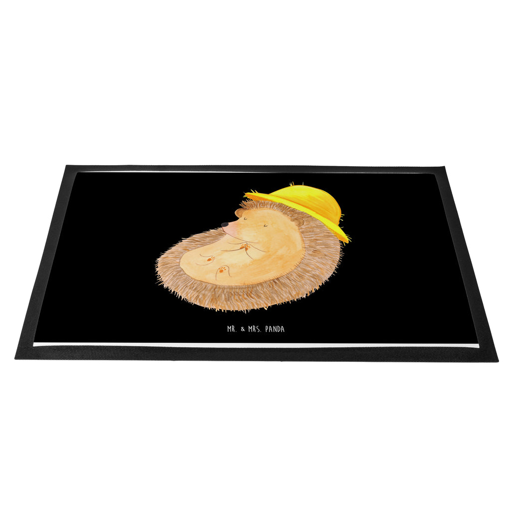 Fußmatte Igel betet Igel, Igel mit Hut, Sonnenhut, Gott, Amen, beten, Leben, Dankbarkeit, Dankbar sein, dankbar, genießen Türvorleger, Schmutzmatte, Fußabtreter, Matte, Schmutzfänger, Fußabstreifer, Schmutzfangmatte, Türmatte, Motivfußmatte,  Haustürmatte, Vorleger  süße Tiermotive, gute Laune, lustige Sprüche, Tiere