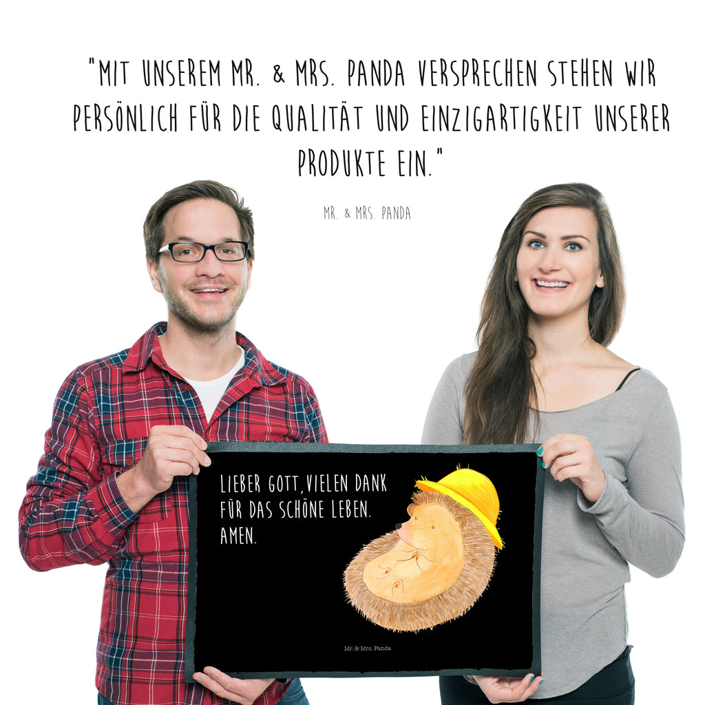 Fußmatte Igel betet Igel, Igel mit Hut, Sonnenhut, Gott, Amen, beten, Leben, Dankbarkeit, Dankbar sein, dankbar, genießen Türvorleger, Schmutzmatte, Fußabtreter, Matte, Schmutzfänger, Fußabstreifer, Schmutzfangmatte, Türmatte, Motivfußmatte,  Haustürmatte, Vorleger  süße Tiermotive, gute Laune, lustige Sprüche, Tiere