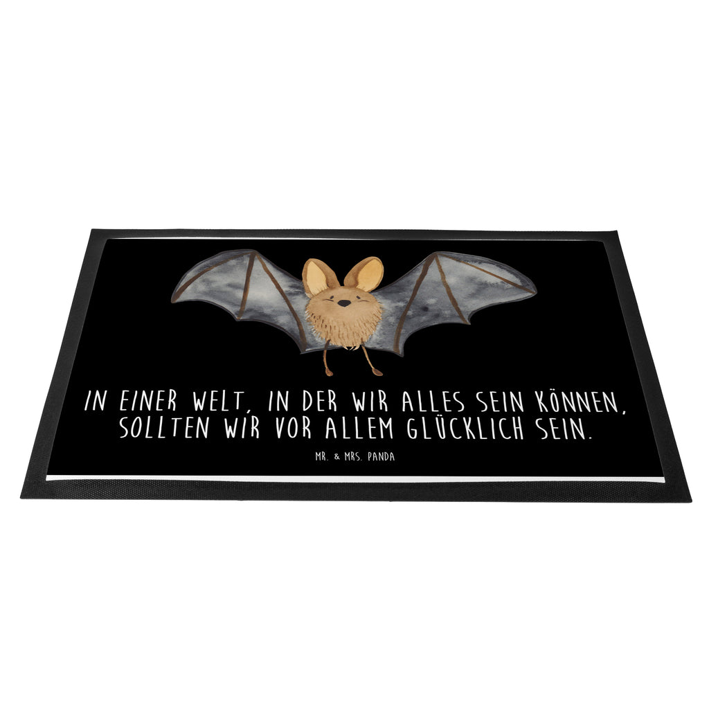 Fußmatte Fledermaus Flügel  Türvorleger, Schmutzmatte, Fußabtreter, Matte, Schmutzfänger, Fußabstreifer, Schmutzfangmatte, Türmatte, Motivfußmatte,  Haustürmatte, Vorleger  süße Tiermotive, gute Laune, lustige Sprüche, Tiere