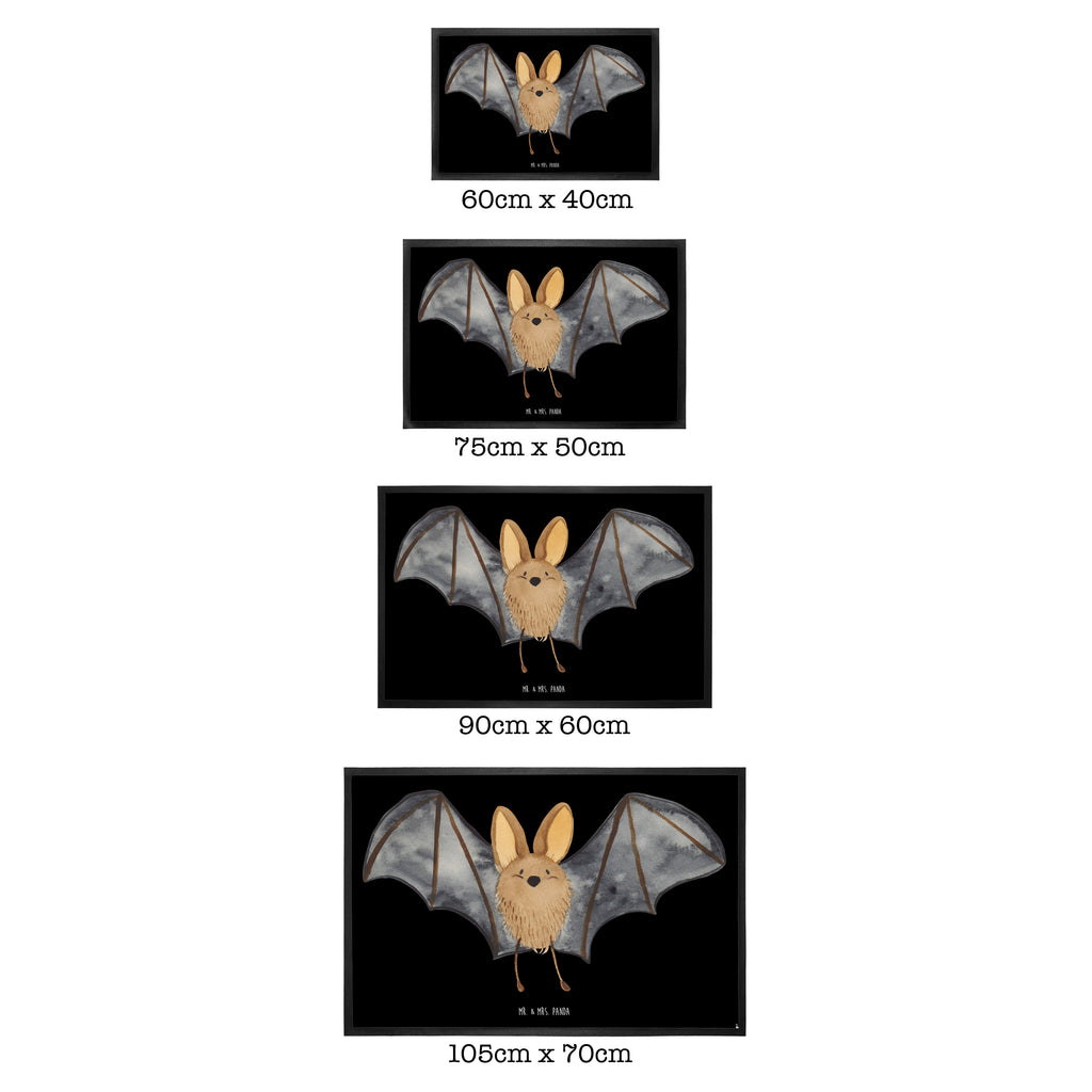 Fußmatte Fledermaus Flügel  Türvorleger, Schmutzmatte, Fußabtreter, Matte, Schmutzfänger, Fußabstreifer, Schmutzfangmatte, Türmatte, Motivfußmatte,  Haustürmatte, Vorleger  süße Tiermotive, gute Laune, lustige Sprüche, Tiere