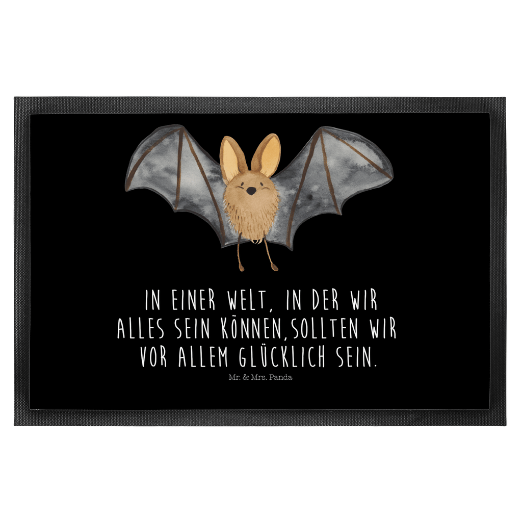 Fußmatte Fledermaus Flügel  Türvorleger, Schmutzmatte, Fußabtreter, Matte, Schmutzfänger, Fußabstreifer, Schmutzfangmatte, Türmatte, Motivfußmatte,  Haustürmatte, Vorleger  süße Tiermotive, gute Laune, lustige Sprüche, Tiere