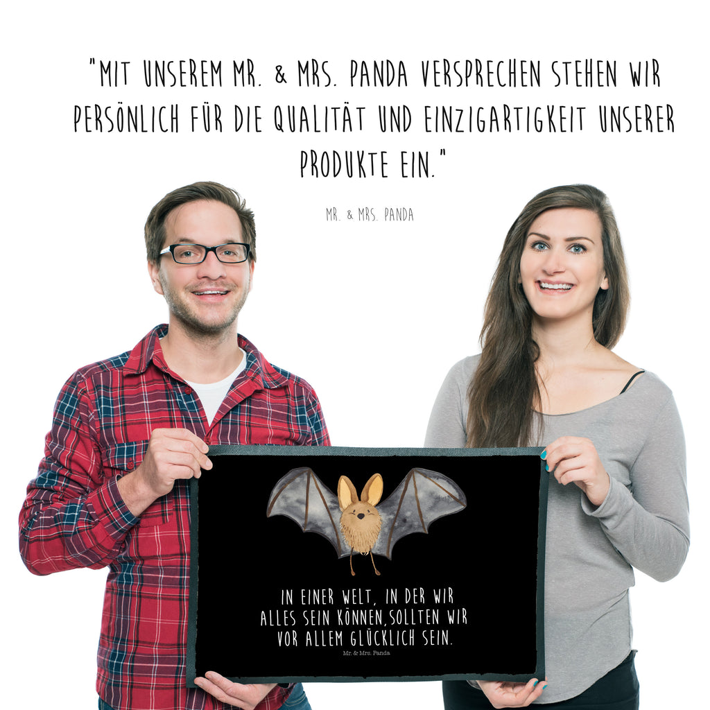 Fußmatte Fledermaus Flügel  Türvorleger, Schmutzmatte, Fußabtreter, Matte, Schmutzfänger, Fußabstreifer, Schmutzfangmatte, Türmatte, Motivfußmatte,  Haustürmatte, Vorleger  süße Tiermotive, gute Laune, lustige Sprüche, Tiere