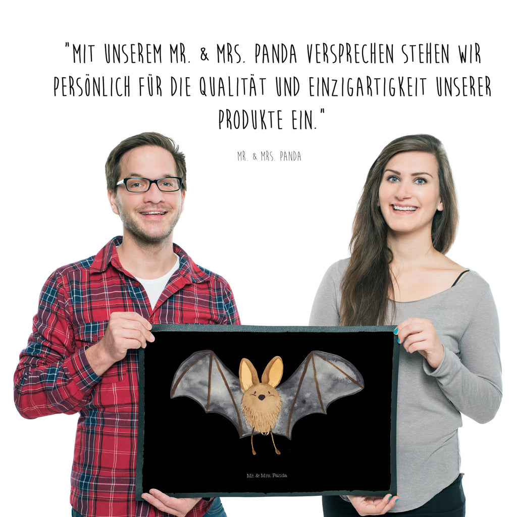 Fußmatte Fledermaus Flügel  Türvorleger, Schmutzmatte, Fußabtreter, Matte, Schmutzfänger, Fußabstreifer, Schmutzfangmatte, Türmatte, Motivfußmatte,  Haustürmatte, Vorleger  süße Tiermotive, gute Laune, lustige Sprüche, Tiere