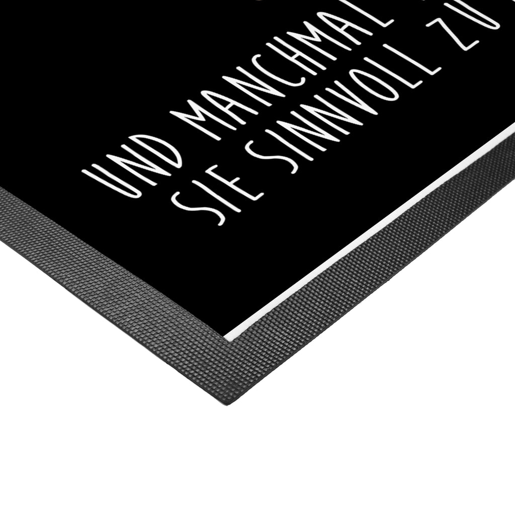 Fußmatte Fledermaus sitzend Fledermaus, Fledermäuse, Motivation, entspannen Türvorleger, Schmutzmatte, Fußabtreter, Matte, Schmutzfänger, Fußabstreifer, Schmutzfangmatte, Türmatte, Motivfußmatte,  Haustürmatte, Vorleger  süße Tiermotive, gute Laune, lustige Sprüche, Tiere