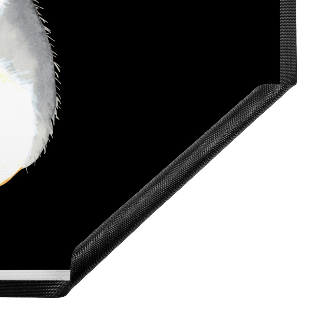 Fußmatte Chinchilla mit Blume Chinchilla, Chinchillas, Liebeskummer, Kummer, Depressionen, traurig sein, Chaos, Glücklichsein, Büro, Büroalltag Türvorleger, Schmutzmatte, Fußabtreter, Matte, Schmutzfänger, Fußabstreifer, Schmutzfangmatte, Türmatte, Motivfußmatte,  Haustürmatte, Vorleger  süße Tiermotive, gute Laune, lustige Sprüche, Tiere