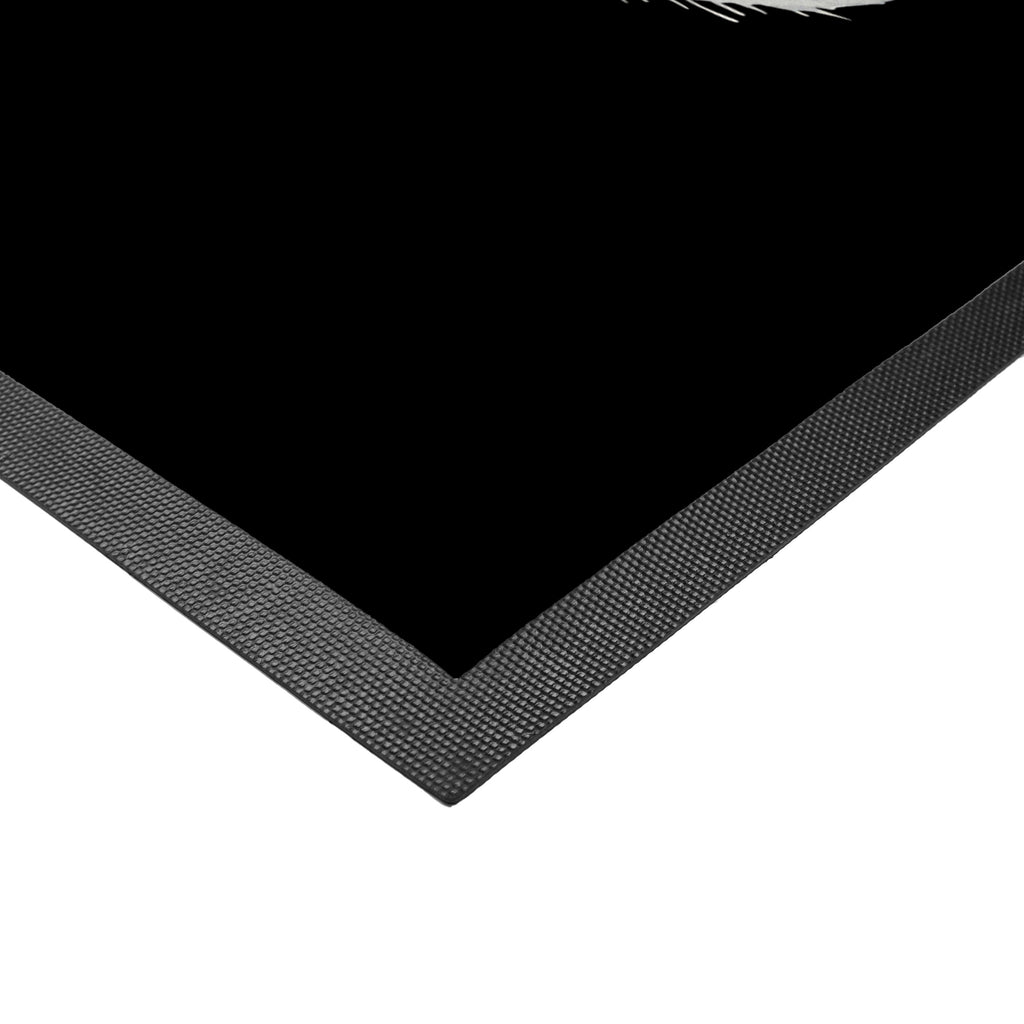 Fußmatte Chinchilla mit Blume Chinchilla, Chinchillas, Liebeskummer, Kummer, Depressionen, traurig sein, Chaos, Glücklichsein, Büro, Büroalltag Türvorleger, Schmutzmatte, Fußabtreter, Matte, Schmutzfänger, Fußabstreifer, Schmutzfangmatte, Türmatte, Motivfußmatte,  Haustürmatte, Vorleger  süße Tiermotive, gute Laune, lustige Sprüche, Tiere