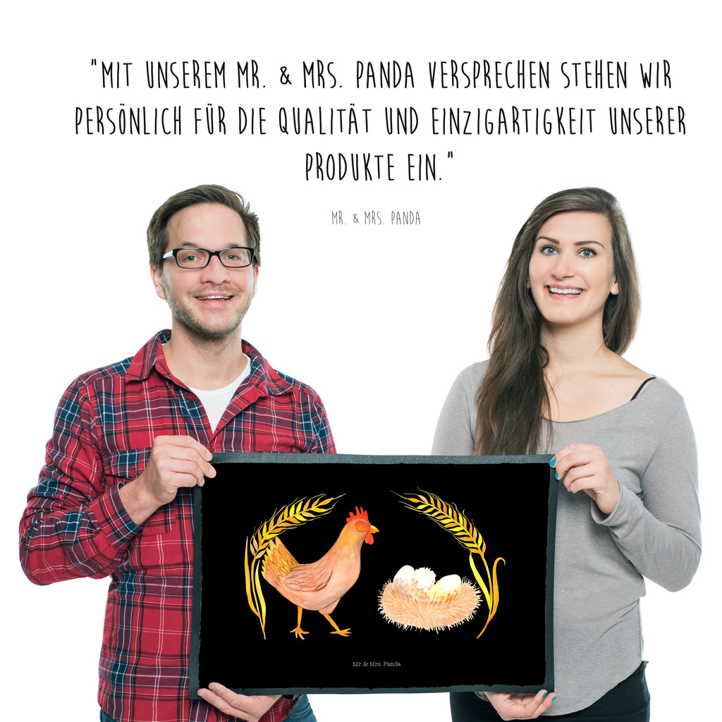 Fußmatte Huhn stolz Hahn, Henne, Hühner, Eier, Bauernhof, Hof, Landleben, Motivation, Geburt, Magie, Spruch, Schwangerschaft Türvorleger, Schmutzmatte, Fußabtreter, Matte, Schmutzfänger, Fußabstreifer, Schmutzfangmatte, Türmatte, Motivfußmatte,  Haustürmatte, Vorleger  Bauernhof, Hoftiere, Landwirt, Landwirtin