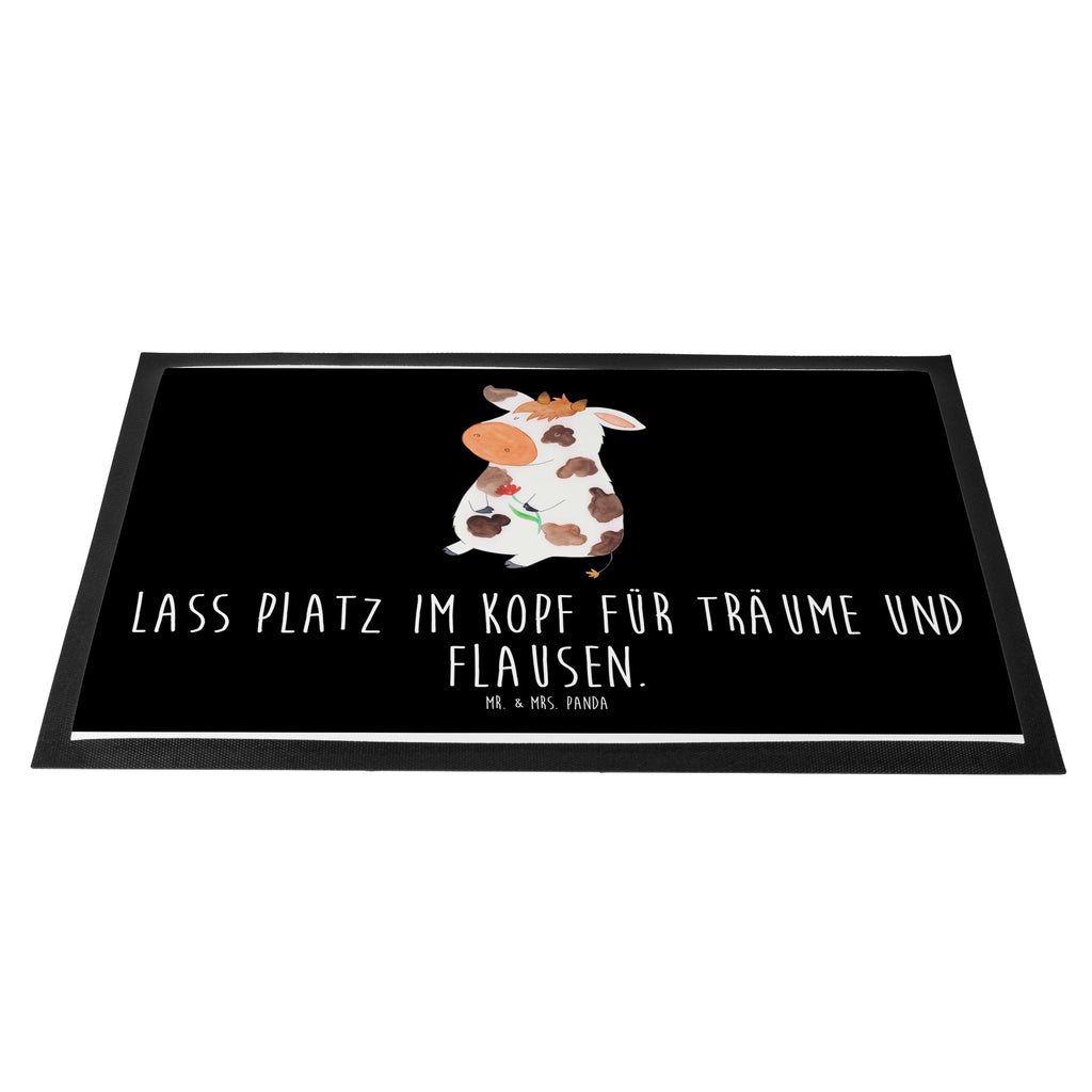 Fußmatte Kuh Kuh, Kühe, Träume, Flausen, Spruch, Magie, Motivtion, Bauernhof, Hof, Milch, Milchkuh	 Türvorleger, Schmutzmatte, Fußabtreter, Matte, Schmutzfänger, Fußabstreifer, Schmutzfangmatte, Türmatte, Motivfußmatte,  Haustürmatte, Vorleger  Bauernhof, Hoftiere, Landwirt, Landwirtin